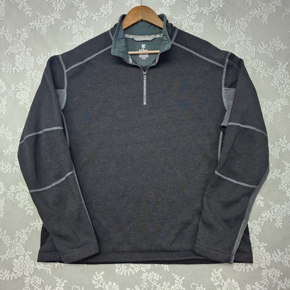 KUHL Revel Quarter Zip Pullover‎ Sweater Men's XX Large Fleece Active Outdoors - Picture 1 of 11